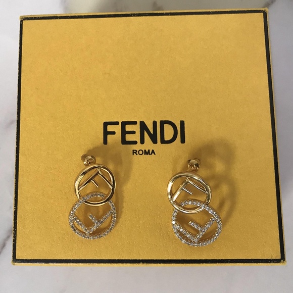 FENDI Earrings Ear Studs - Picture 1 of 4